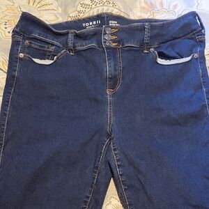 TORRID High Rise Dark Blue Jeans